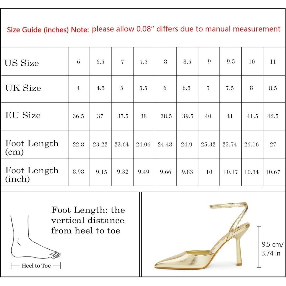 Close Toe Ankle Strap Women Brown Heels Pointed Toe Stiletto Pumps Wedding Shoes - Picture 7 of 7
